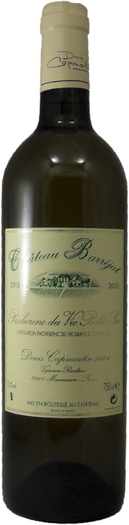 Château Barrejat Pacherenc du Vic Bihl Sec 2016