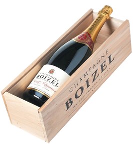 Champagne Boizel Brut Réserve Salmanazar + Trälåda 