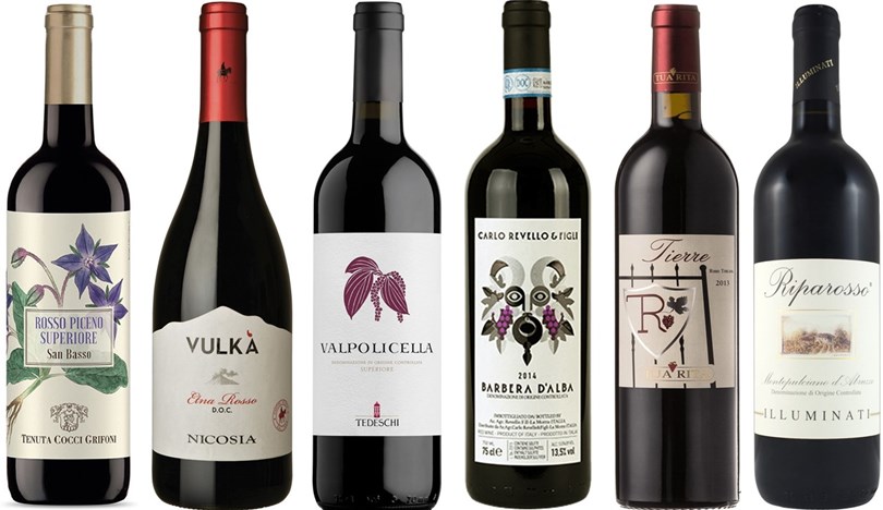 Winefinders Italien Runt - Röda Lådan 