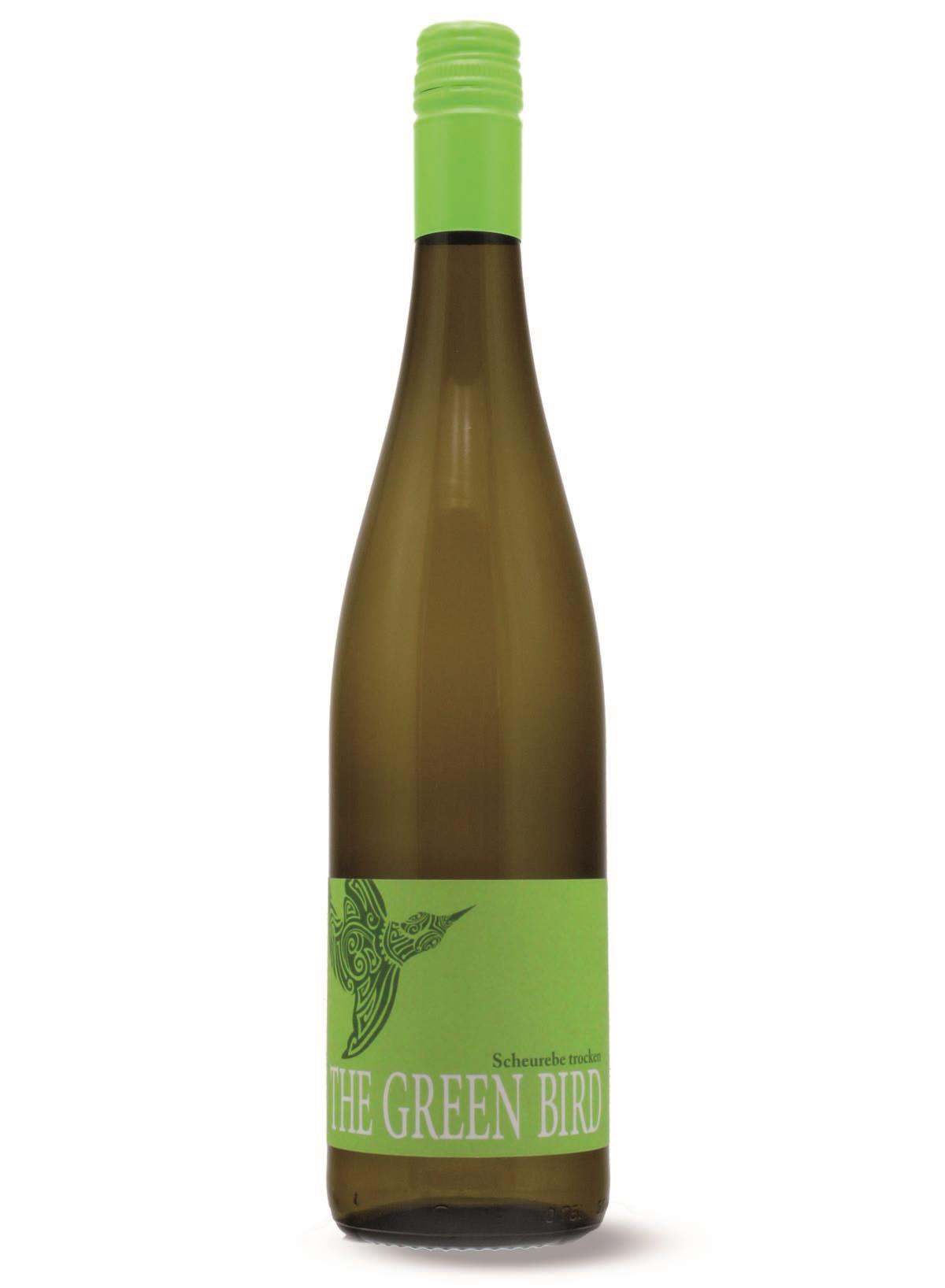 , Weingut Fritz Ekkehard Huff Green Bird Scheurebe Trocken 2022 (sv_SE), , Bild 1 av 1