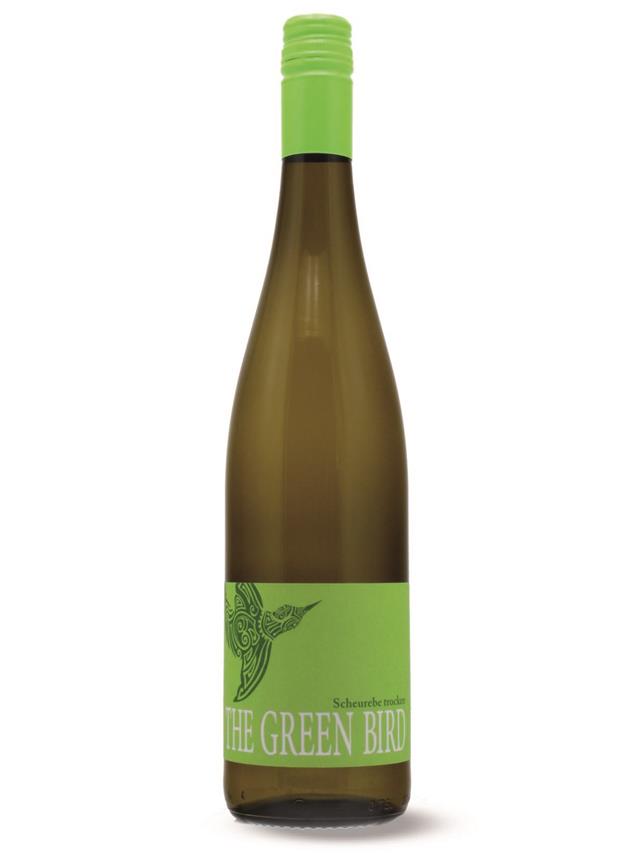 , Weingut Fritz Ekkehard Huff Green Bird Scheurebe Trocken 2022 (sv_SE), , Bild 1 av 1