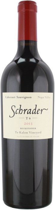 Schrader Cellars Cabernet Sauvignon T6 Beckstoffer To Kalon Vineyard 2013