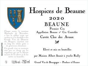 Albert Sounit Hospices de Beaune - Corton Rouge Grand Cru - Charlotte Dumay 2020