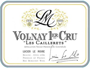 Lucien le Moine Volnay 1 Cru Caillerets 2019