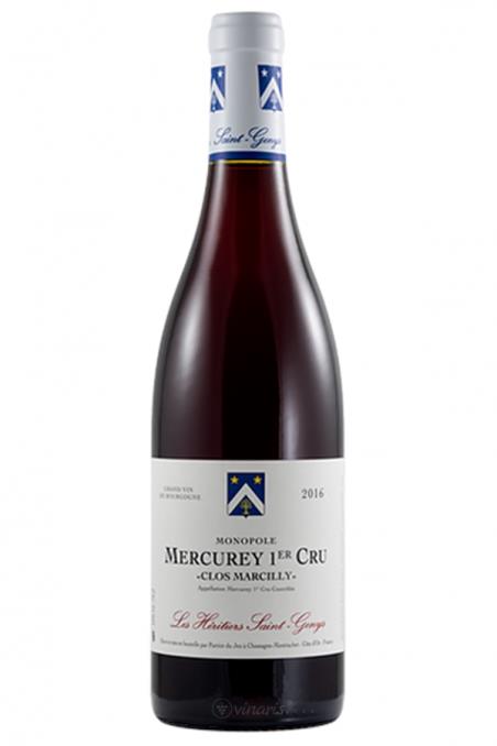, Domaine Les Heritiers Saint Genys Mercurey Premier Cru - Clos Marcilly Monopole Cuvee Clovis Rouge 2022 (sv_SE), , Bild 1 av 1