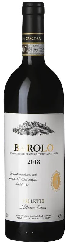 Bruno Giacosa Falletto Barolo 2018