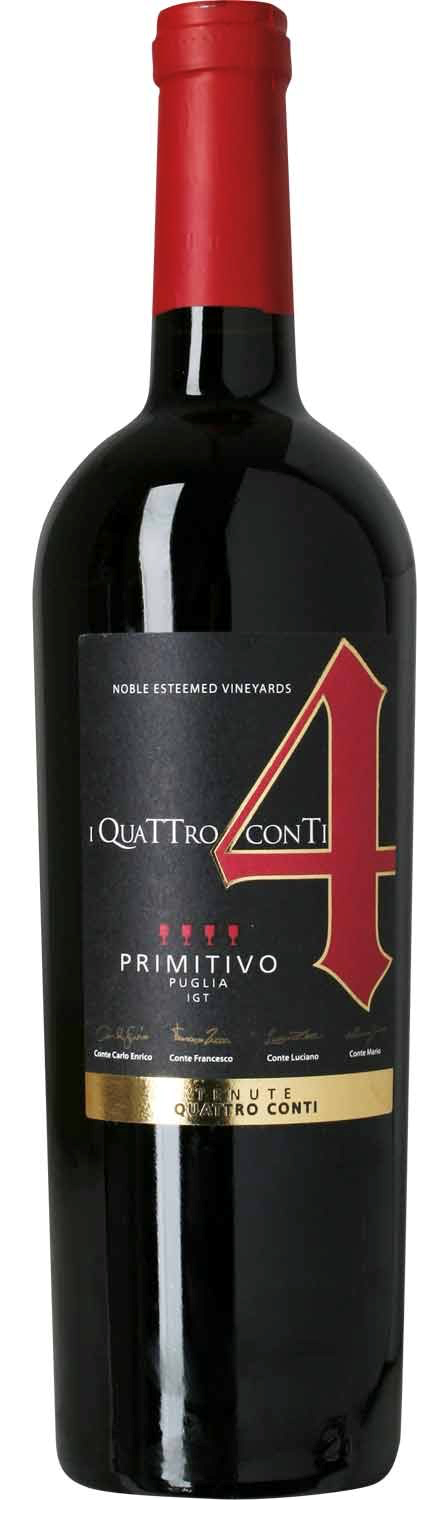 , Conti Zecca 4 Conti Primitivo 2022 (sv_SE), , Bild 1 av 1