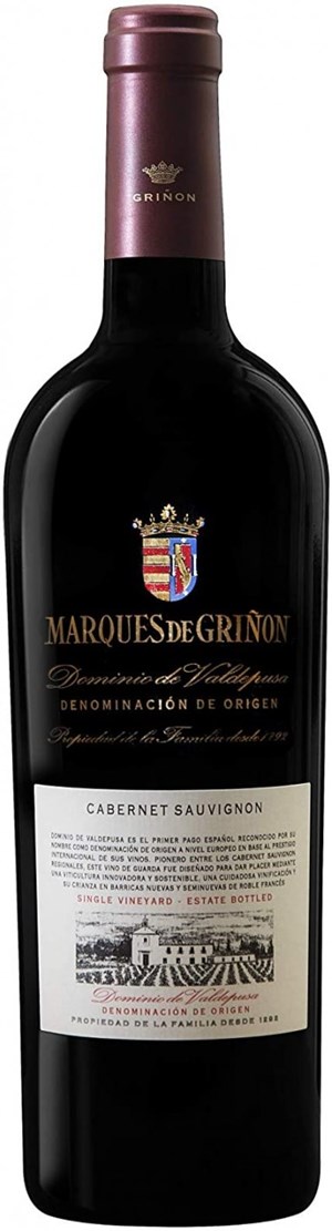 Marques de Grinon Cabernet Sauvignon Dominio de Valdepusa D.O. 2019