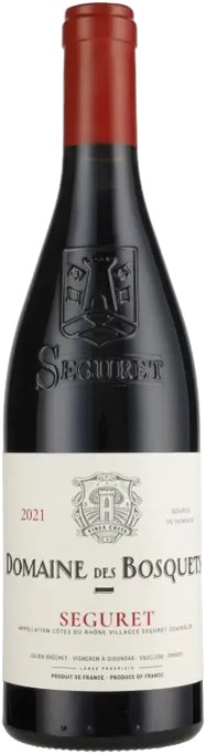 Domaine des Bosquets Côtes du Rhône Villages Séguret Rouge 2021