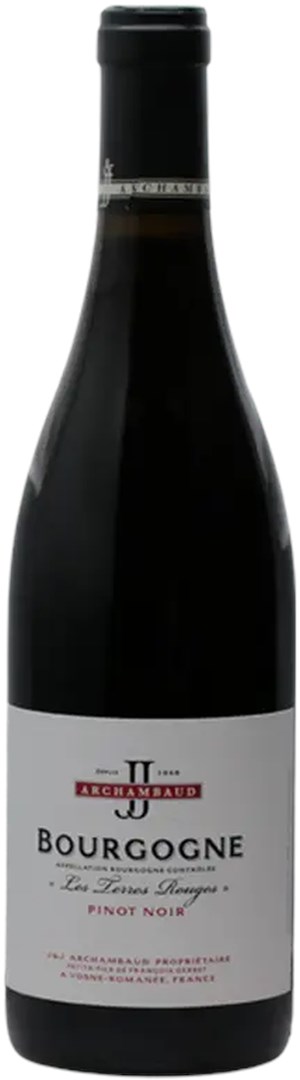 Domaine J et J Archambaud Bourgogne Pinot Noir Les Terres Rouges 2022