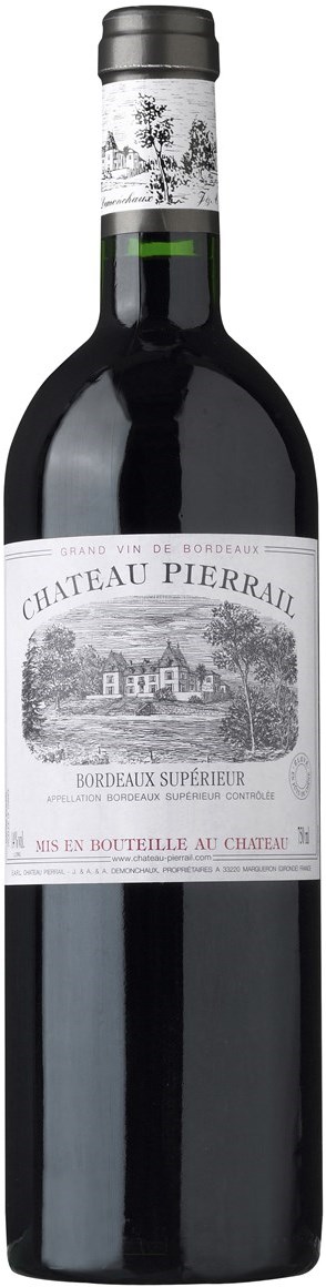 Chateau Pierrail Rouge Bordeaux Supérieur 2014
