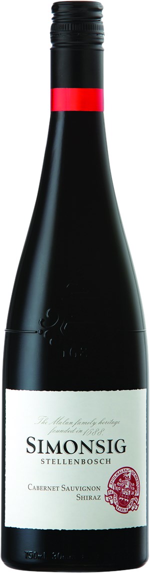 Simonsig CABERNET SAUVIGNON & SHIRAZ, Simonsig, Stellenbosch 2014