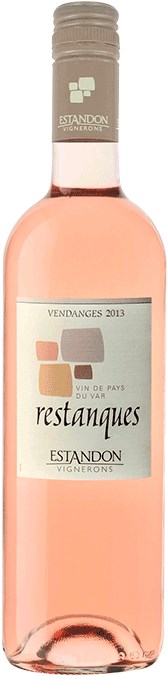 Estandon Vignerons Restangues Rosé Vin de Pays du Var * 2016