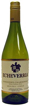 Vina Echeverria Chardonnay Classic Unwooded 2011